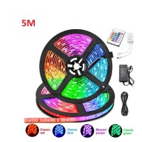 RGB Remote Control LED Strip Light- 16 Colors Changing (5M)